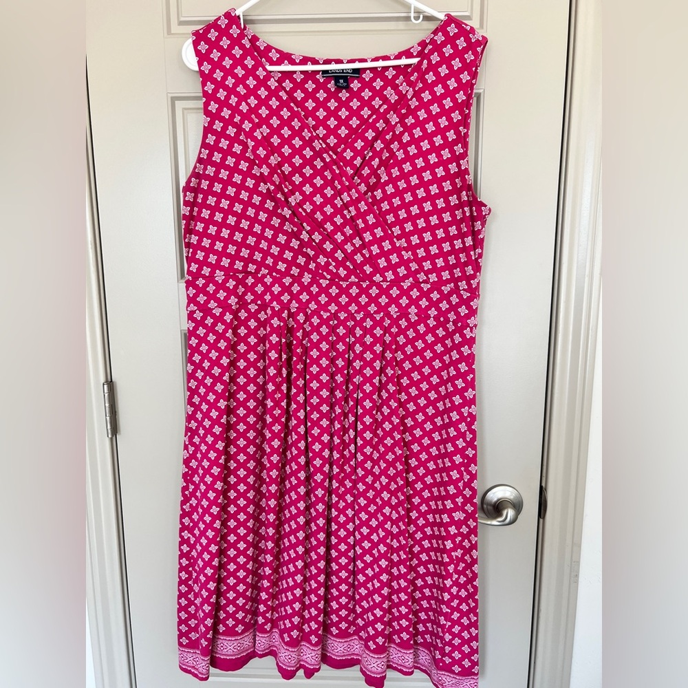 Lands’ End cotton dress.